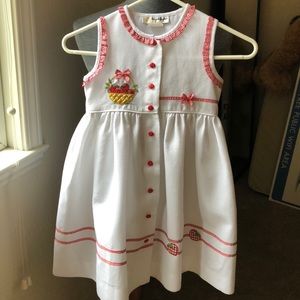 White Strawberry Dress